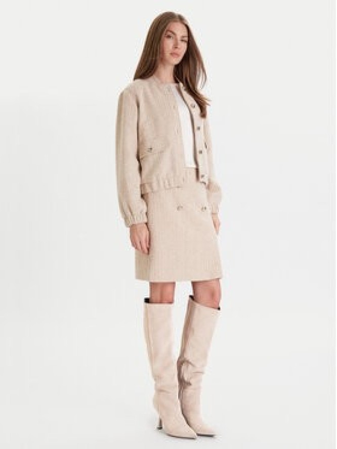 JOOP! Spódnica mini 58 253S58Saida 30047955 Beżowy Regular Fit