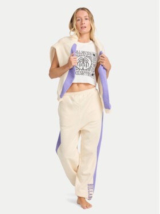 Billabong Spodnie dresowe 73 EBJFB03002 Beżowy Loose Fit