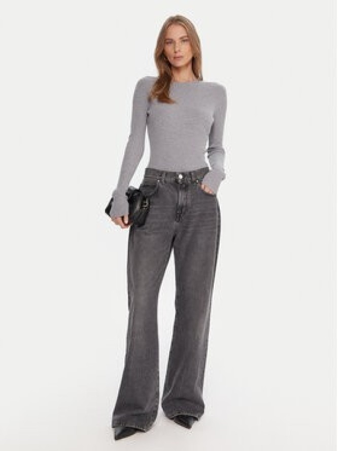 Kontatto Sweter 3M0809C Szary Slim Fit