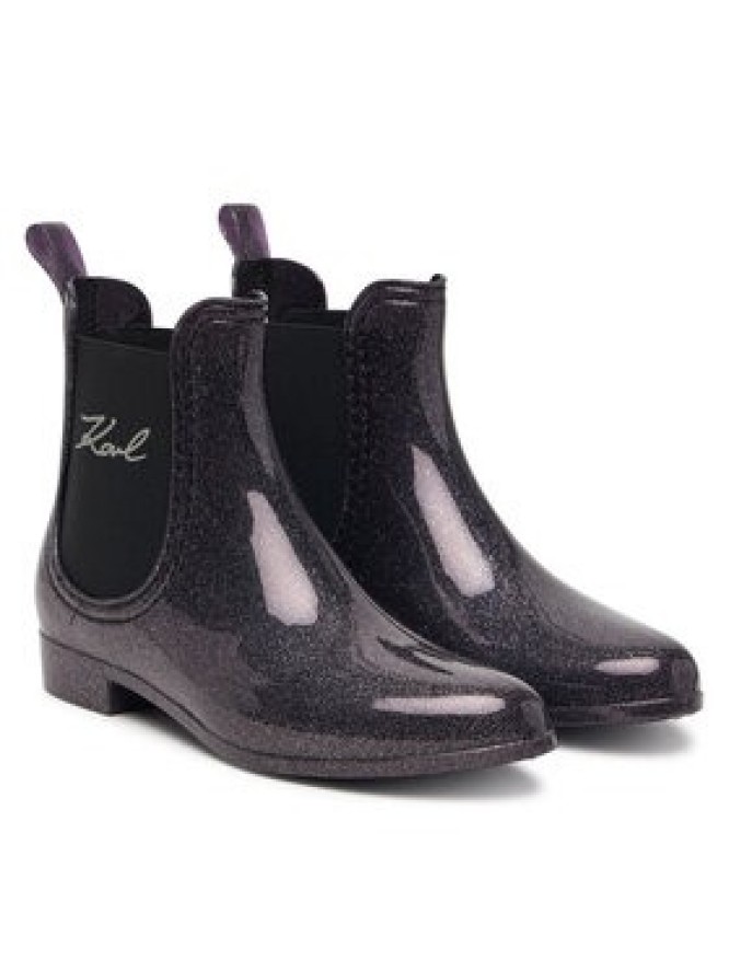 KARL LAGERFELD Kalosze KL94775S Fioletowy