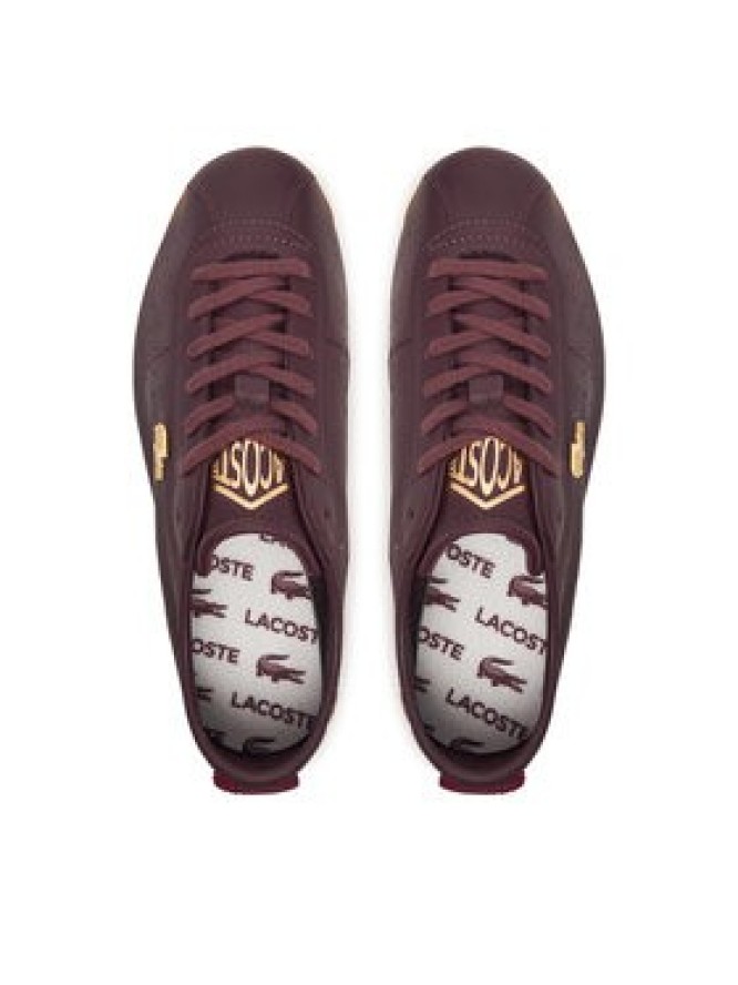Lacoste Sneakersy Club Low 52SFA0103 Bordowy