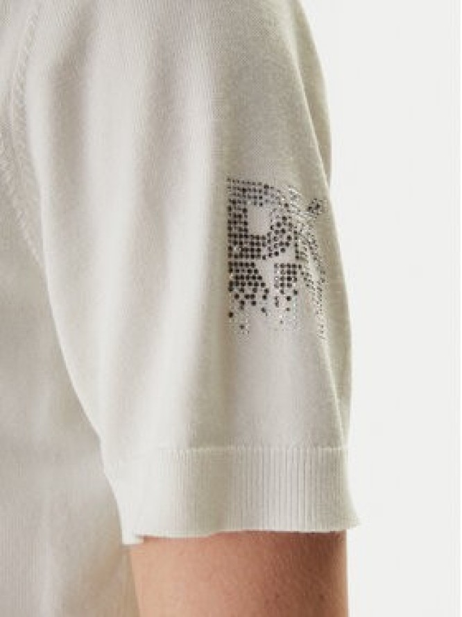 DKNY Sweter DJ6R0242 Écru Regular Fit