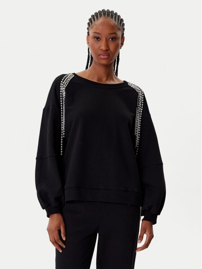 TWINSET Bluza 252LI2MCC Czarny Regular Fit