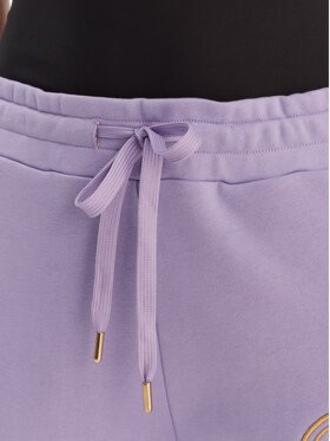 Versace Jeans Couture Spodnie dresowe 80HAAT02 CF01T Fioletowy Regular Fit