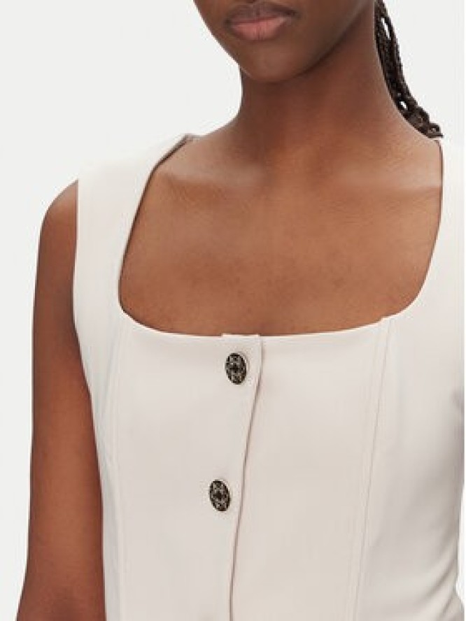 Rinascimento Sukienka koktajlowa CFC0124908003 Beżowy Regular Fit