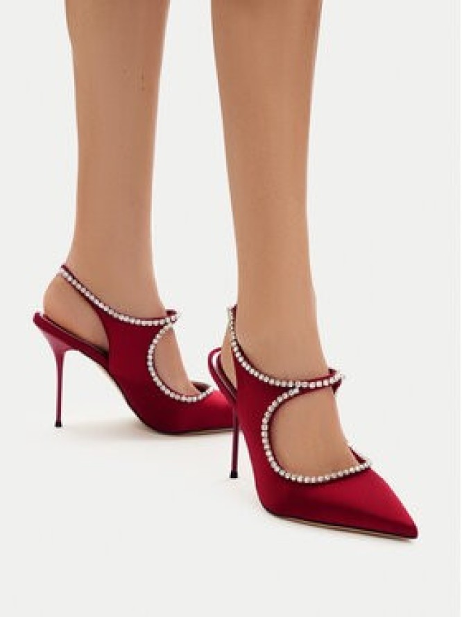 Eva Minge Szpilki EO-LIVIA-LT2019-6 Czerwony