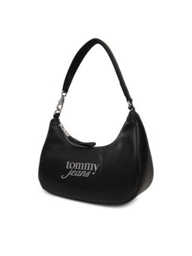 Tommy Jeans Torebka Tjw Bold Script Shoulder Bag AW0AW17895 Czarny