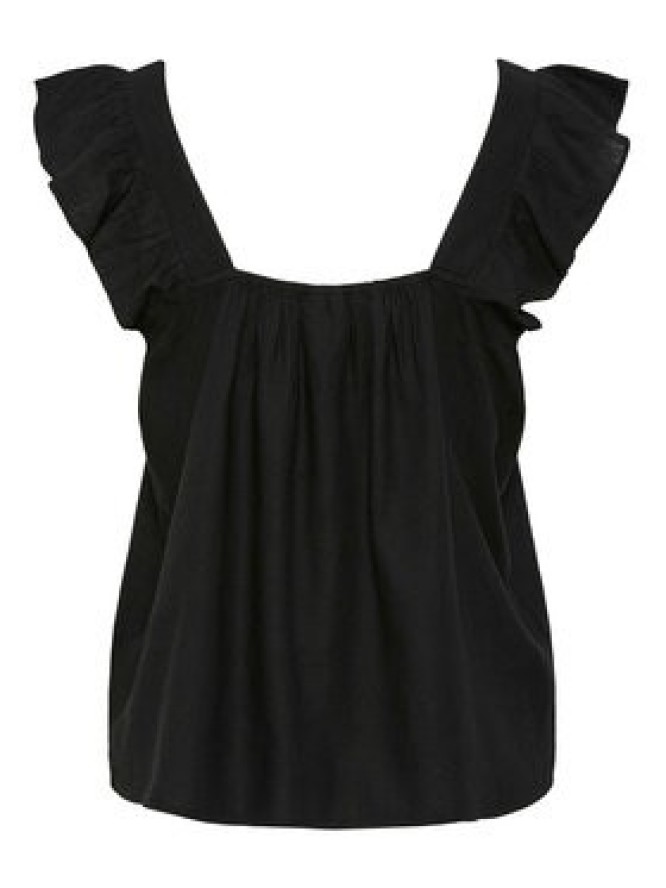 Pieces Bluzka Pia 17154740 Czarny Regular Fit