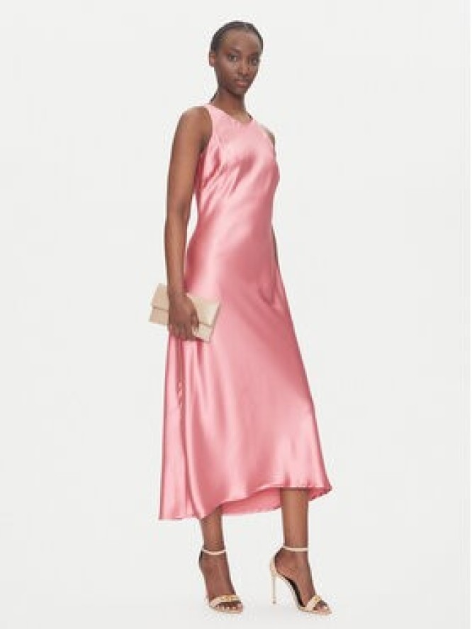 ACCESS FASHION Sukienka koktajlowa 53-3318-107 Różowy Regular Fit