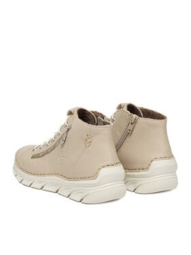 Rieker Trzewiki 55048-60 Beżowy