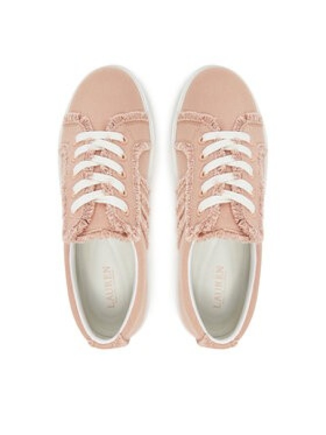LAUREN RALPH LAUREN Sneakersy Janson Fray 802967040003 Różowy