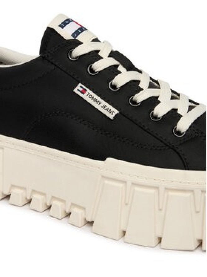Tommy Jeans Sneakersy Tjw Flatform Chunky Sneaker EN0EN03036 Czarny