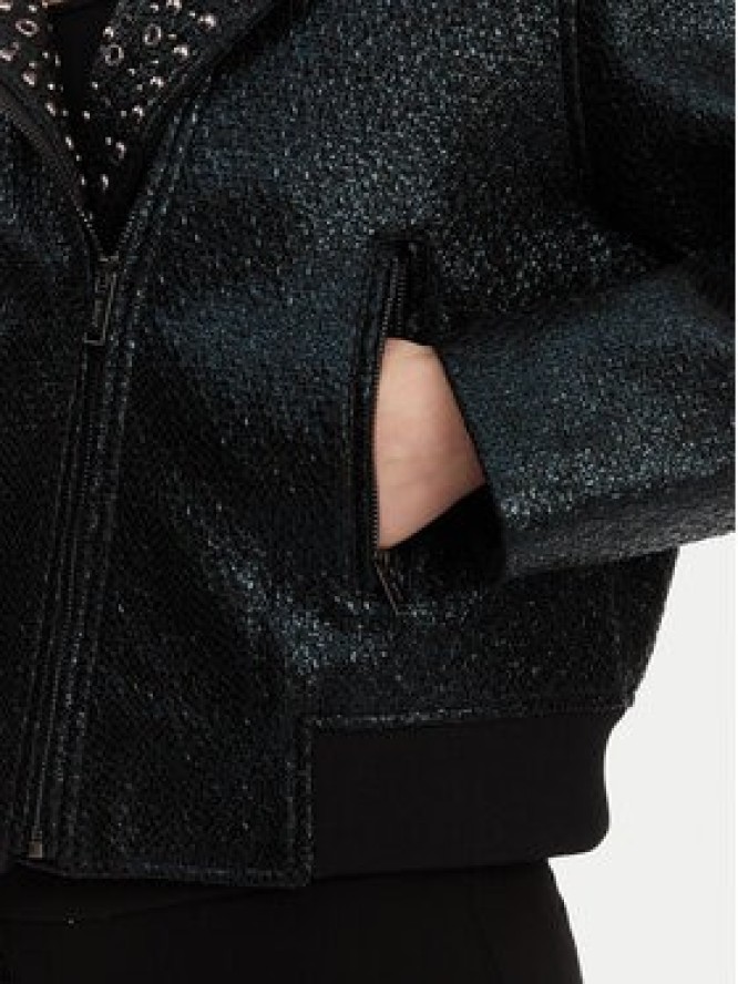 DKNY Kurtka przejściowa P4JJ6XIY Czarny Regular Fit