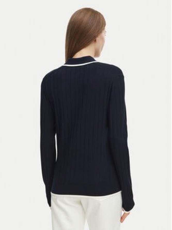 Lacoste Sweter AF8544 Granatowy Regular Fit