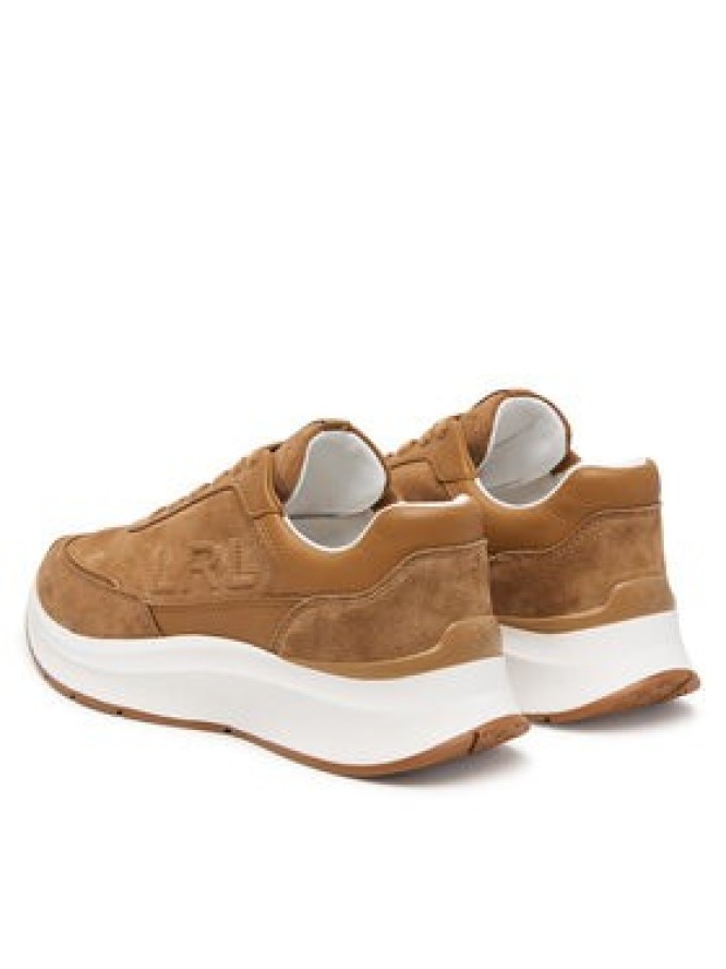 LAUREN RALPH LAUREN Sneakersy 802P18468001 Brązowy