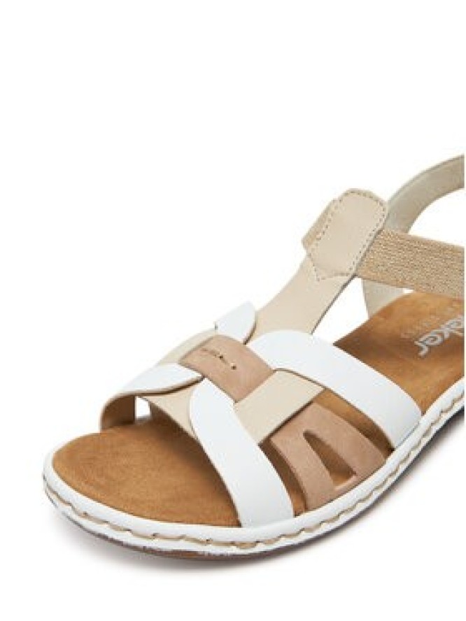 Rieker Sandały 65918-81 Biały