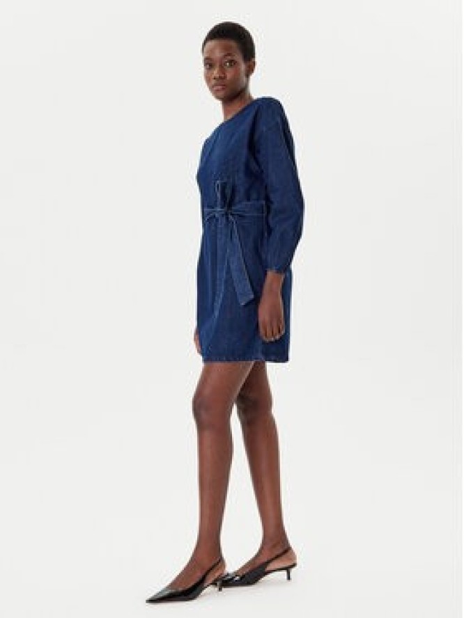 French Connection Sukienka jeansowa 71ZAQ Granatowy Regular Fit
