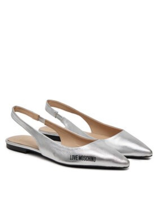 LOVE MOSCHINO Sandały JA11021G1MIF0902 Srebrny