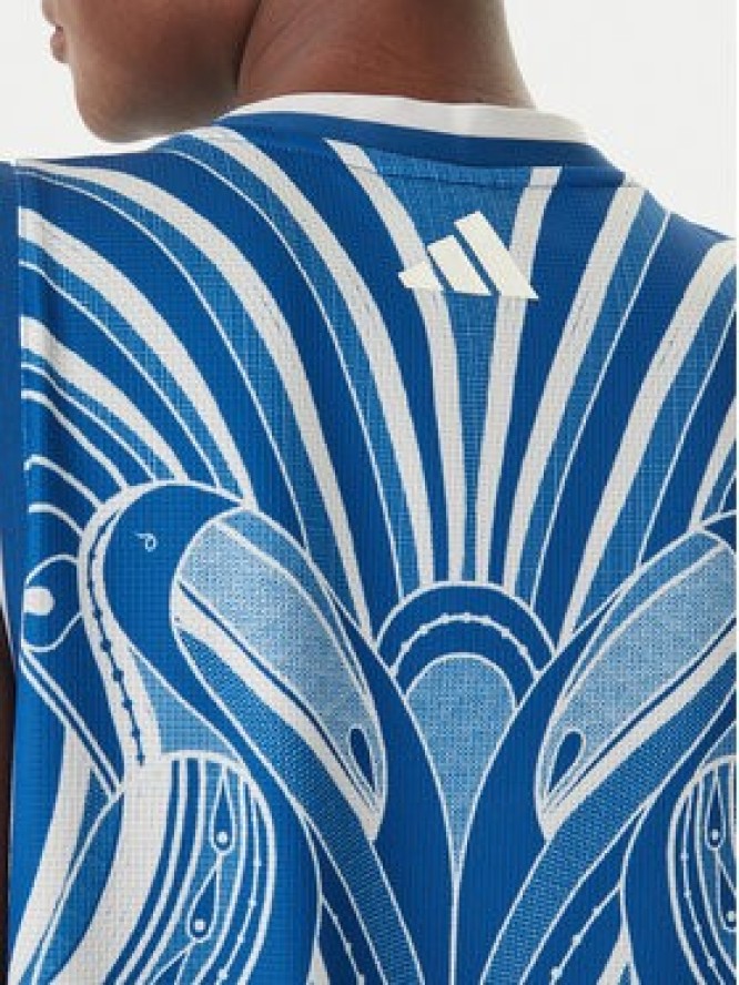 adidas Sukienka codzienna Farm Rio Premium KD4621 Niebieski Slim Fit