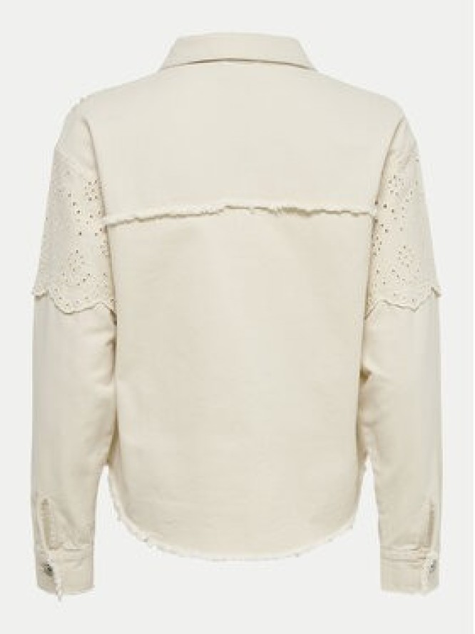 ONLY Kurtka jeansowa Elena 15232378 Beżowy Regular Fit