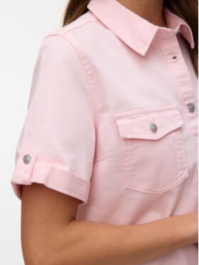 Vero Moda Sukienka jeansowa Jennie 10309665 Różowy Regular Fit