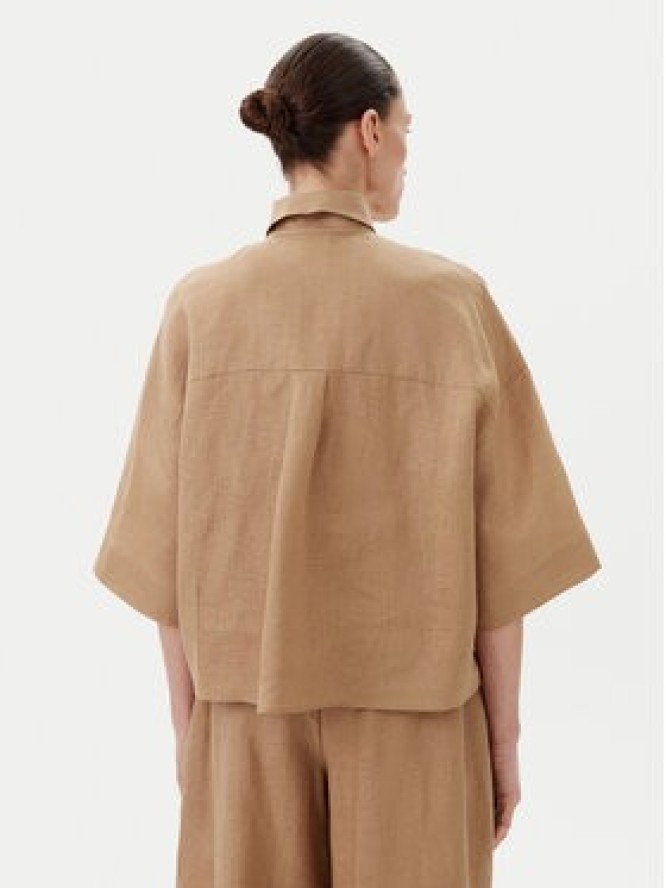 Max Mara Leisure Koszula Mirano 2516111028 Beżowy Relaxed Fit