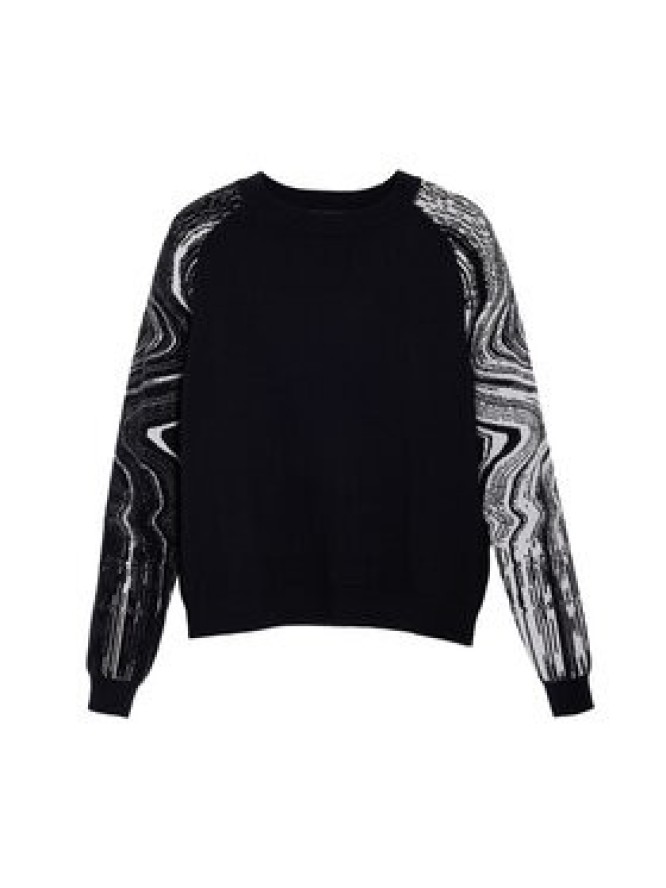 Desigual Sweter Kodiak 25WWJF28 Czarny Regular Fit