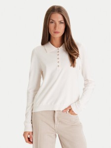 Morgan Sweter 252-MPOLI Écru Regular Fit