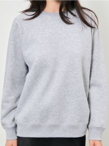 Bluza crewneck - szary