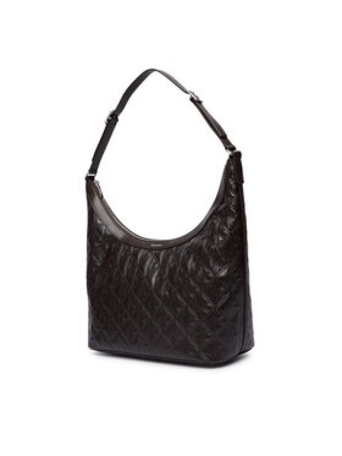 Calvin Klein Torebka Emblem Aop Debossed Medium Shbag LV04F3875G Brązowy