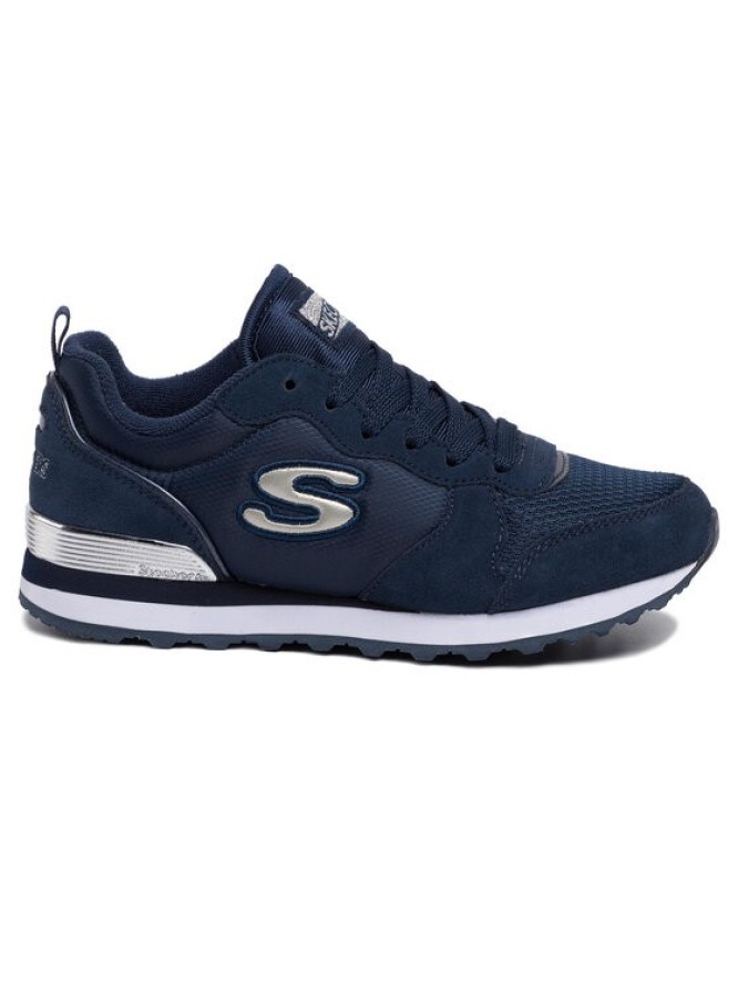 Skechers Sneakersy Goldn Gurl 111/NVY Granatowy