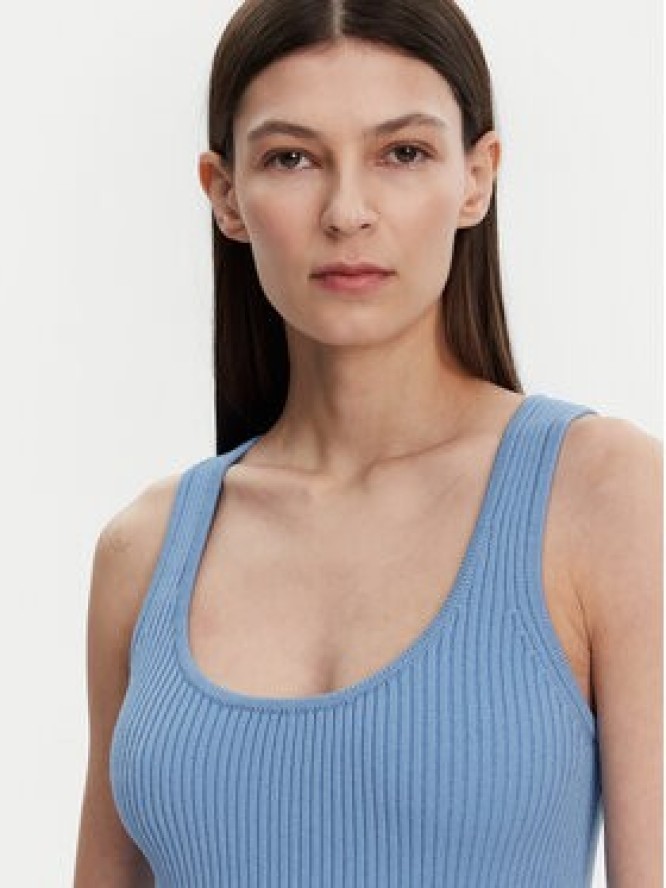 MICHAEL Michael Kors Sukienka dzianinowa MS5830I33D Niebieski Slim Fit