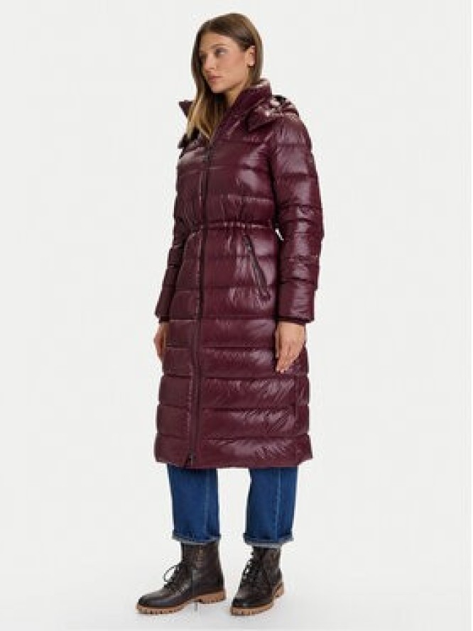 Tommy Hilfiger Kurtka puchowa WW0WW47356 Bordowy Regular Fit