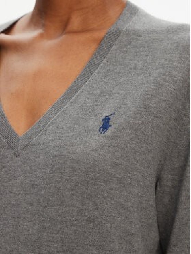 Polo Ralph Lauren Sweter 211972105001 Szary Straight Fit