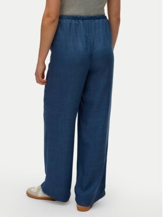 Vero Moda Spodnie materiałowe Melaney 10316385 Granatowy Loose Fit