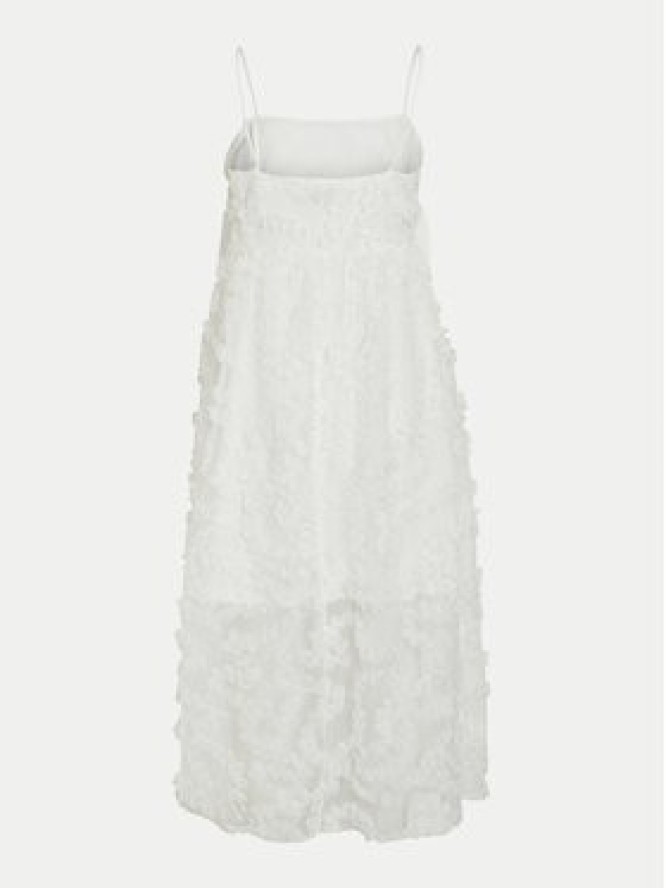 Vila Sukienka koktajlowa Leonora 14104320 Biały Loose Fit