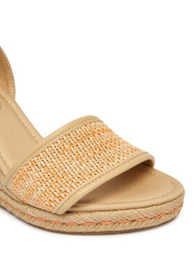 Tommy Hilfiger Espadryle High Wedge Espad FW0FW09471 Beżowy jasny