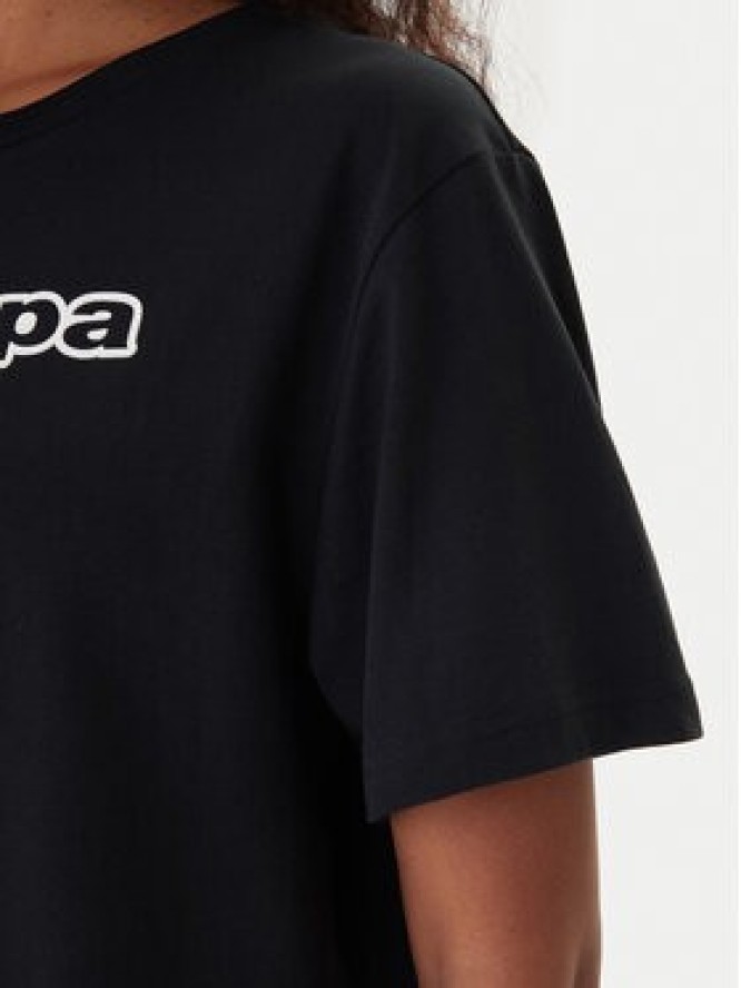 Kappa T-Shirt Frega 351M1KW Czarny Regular Fit