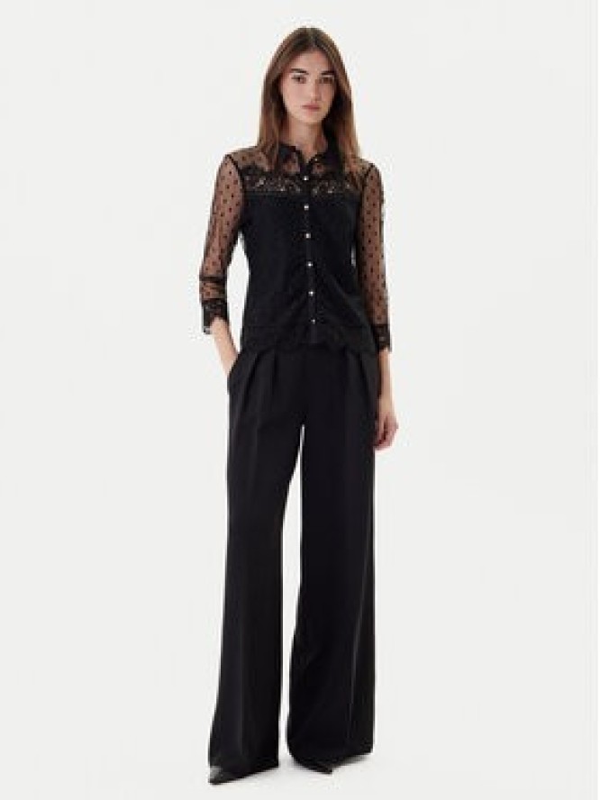 Morgan Bluzka 252-TEREZA Czarny Slim Fit