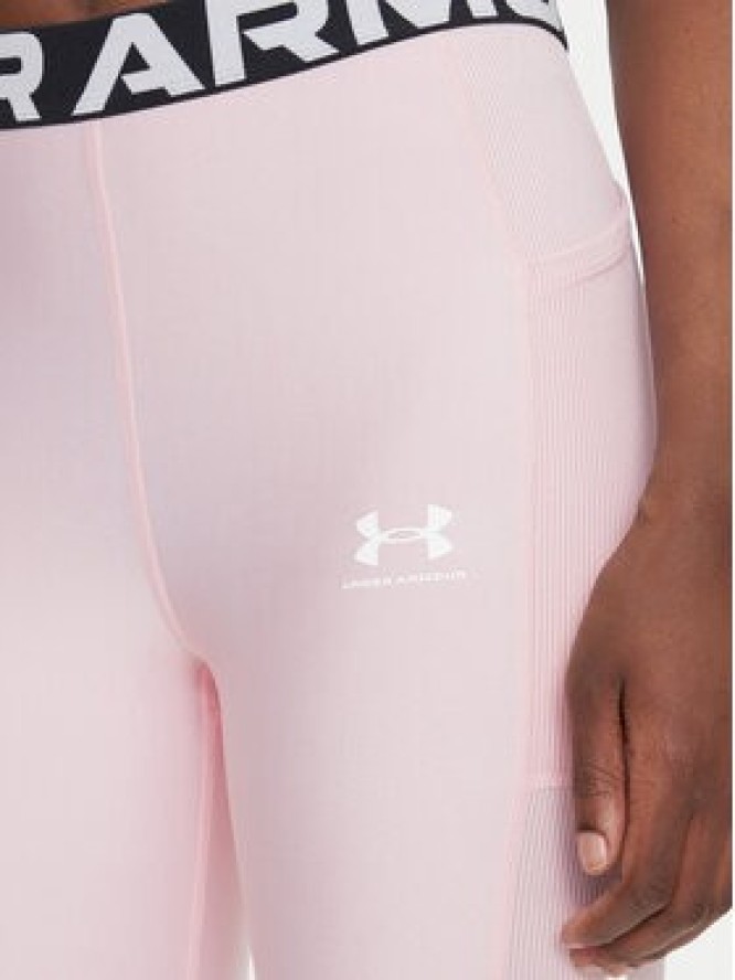Under Armour Legginsy HeatGear 1388693 Różowy Slim Fit