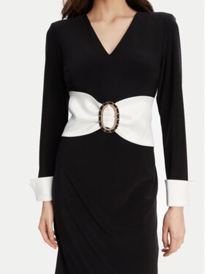 Joseph Ribkoff Sukienka koktajlowa 253768 Czarny Slim Fit