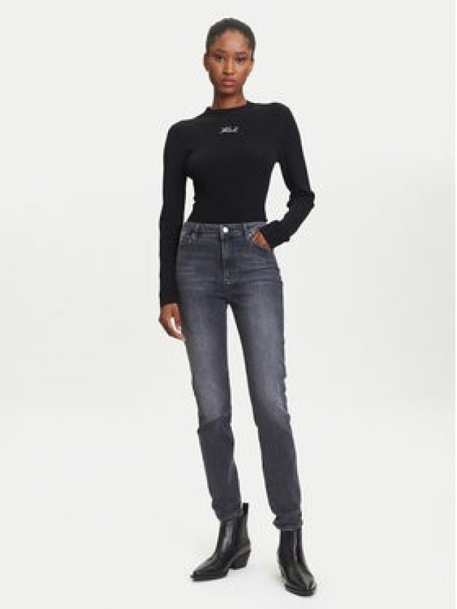 KARL LAGERFELD Jeansy A3W10016 Szary Skinny Fit