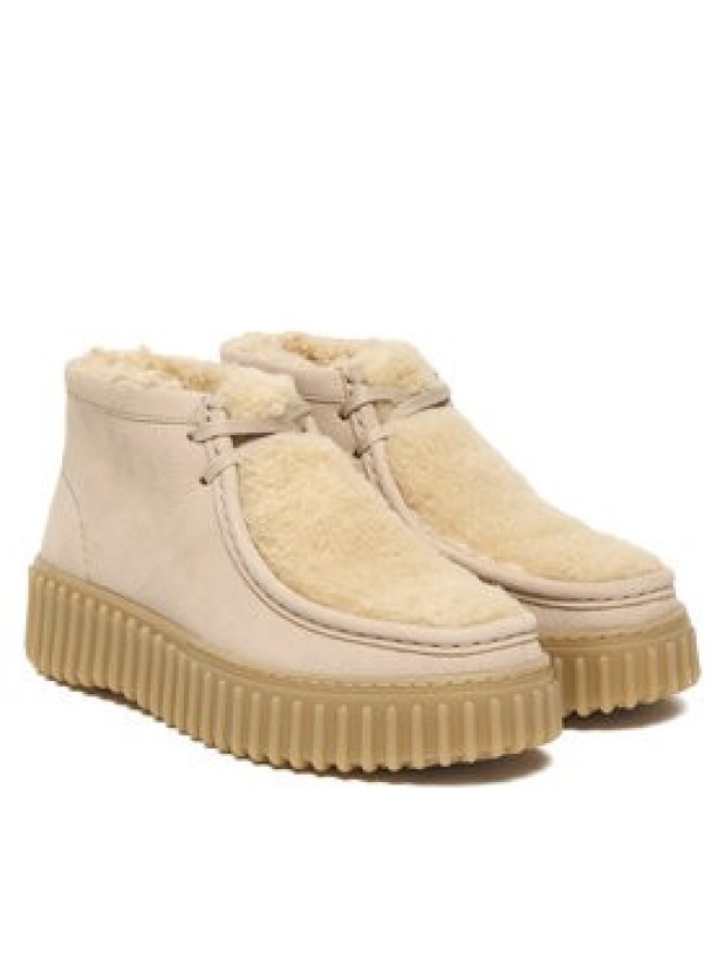 Clarks Trzewiki Torhill Moss 26182914 Beżowy