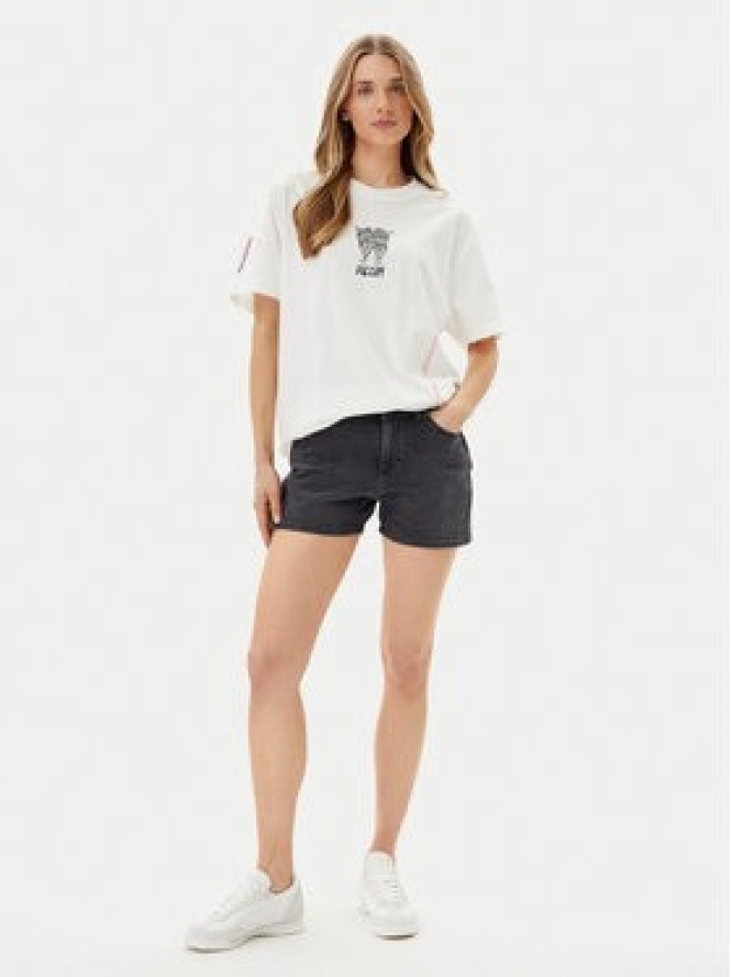 Volcom T-Shirt Alix 3 B3512507 Biały Oversize