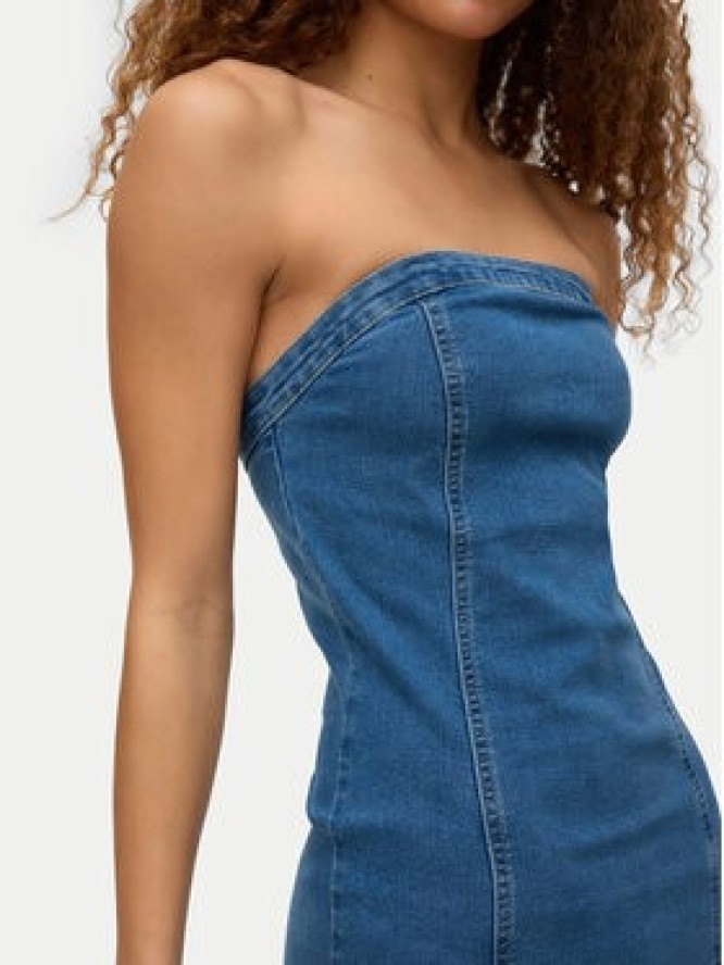Vero Moda Sukienka jeansowa Ailey 10328202 Niebieski Regular Fit