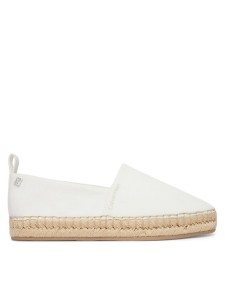Calvin Klein Espadryle Oblique Espadrille Canvas HW0HW02931 Biały