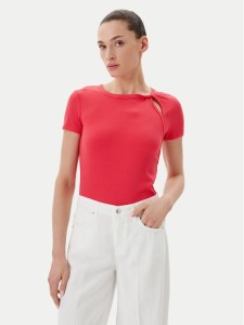 DKNY T-Shirt P51H8APJ Koralowy Regular Fit