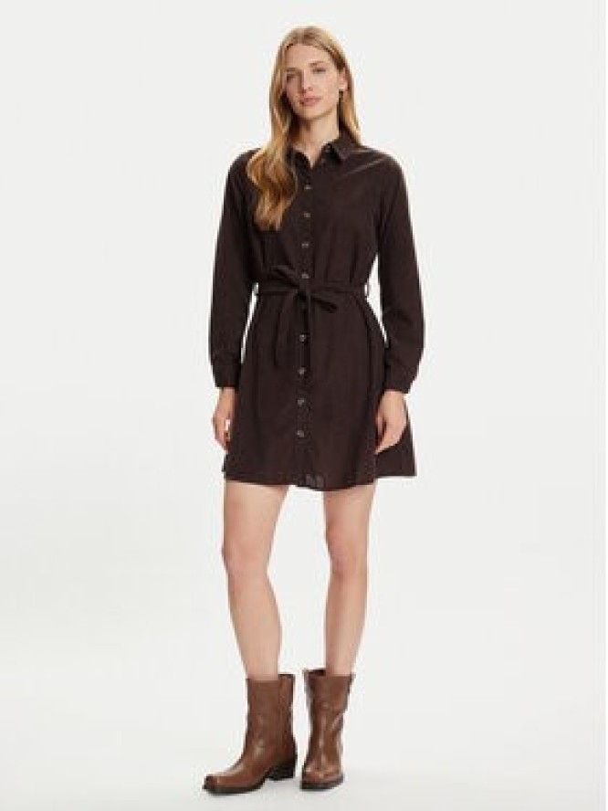 Vero Moda Sukienka koszulowa Elly 10334288 Brązowy Regular Fit