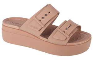 Sandały CROCS BROOKLYN W Brązowy