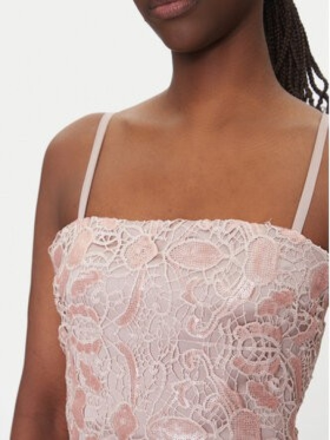 Fracomina Sukienka koktajlowa FQ25SD2008W708N6 Różowy Slim Fit